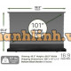 Màn chiếu điện Tab-tension 101-inch Elite Screens FTE101UH2-CLR3